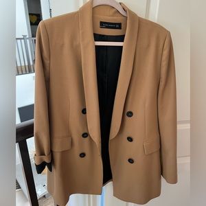 Zara Camel Blazer XL